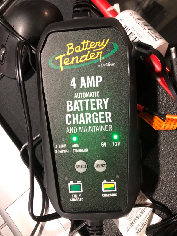 Photo 3 of Battery Tender 4 AMP Car Battery Charger and Maintainer: Switchable 6V / 12V, Automotive 