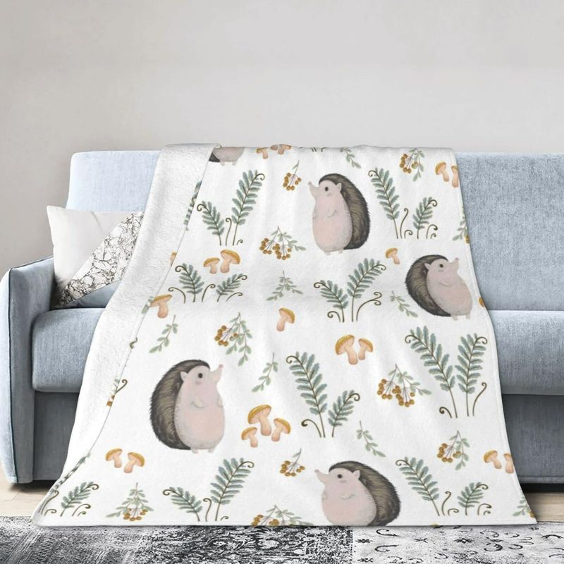 Photo 1 of Hedgehog Blanket Cute Animals Super Soft Warm Bed Bedding Throw Blankets Girls Boys Gifts for Couch 