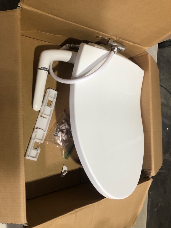 Photo 4 of ***DAMAGED - CRACKED - SEE COMMENTS***
KOHLER K-5724-0 Puretide Bidet Toilet Seat White