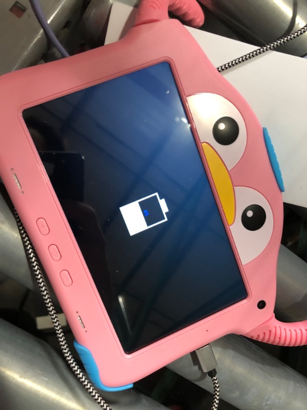 Photo 5 of Kids Tablet 7inch Tablet for Kids Android 10 Toddler Tablet Eye Protection 32GB Kids APP Preinstalled Learning Tablet WiFi Education Dual Cameras with Kid-Proof Case YouTube Netflix Google Play Store Pink