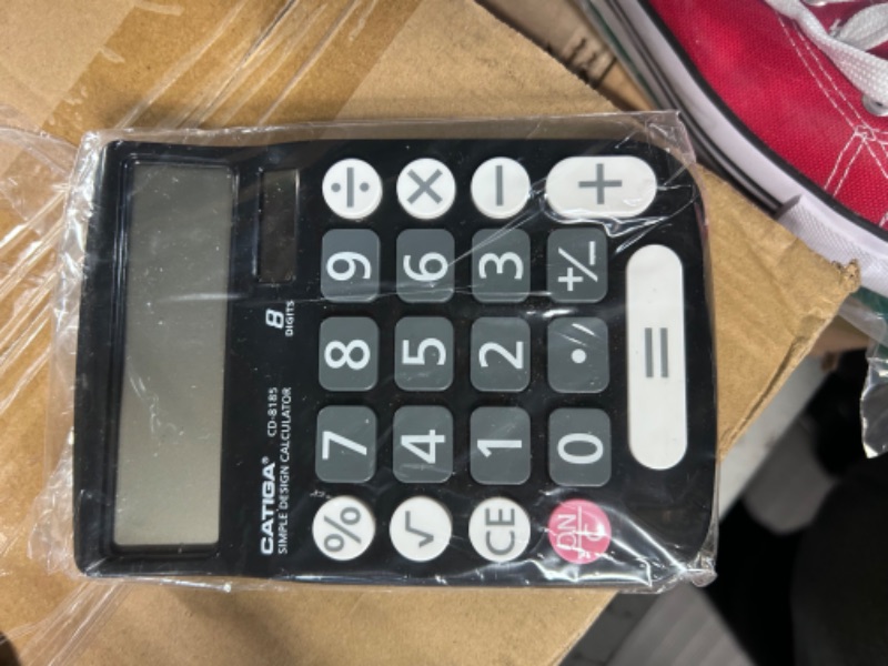 Photo 2 of CATIGA Desktop Calculator 8 Digit with Solar Power