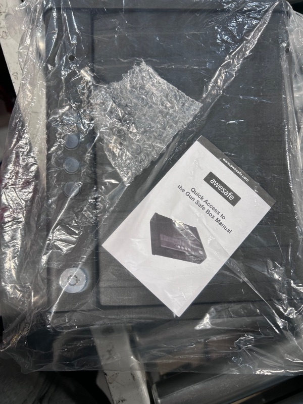 Photo 1 of awesafe Gun Safe, Gun Safe for Pistols, Two Ways Quick Access Pistol Safe Handgun Safe with Keys and KeyPad Safe Box