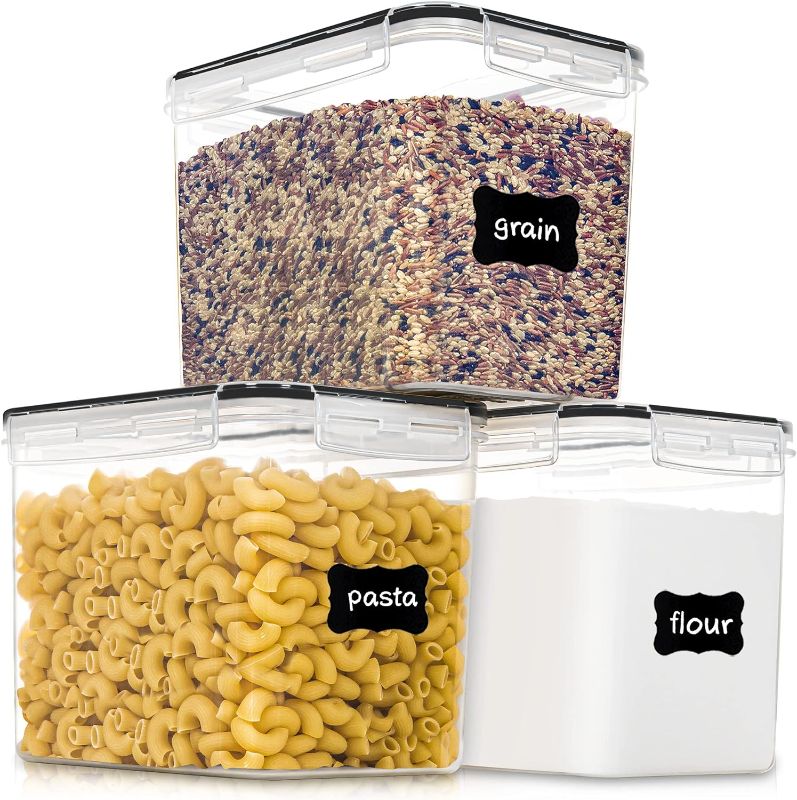 Photo 1 of ***STOCK PHOTO FOR REFERENCE*** Food Storage Containers, 2 medium 1 large