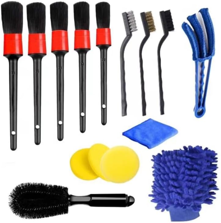 Photo 1 of 15Pcs Car Detailing Brush Set, Car Cleaning Kit