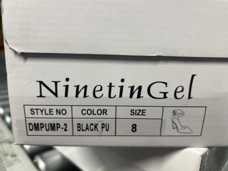 Photo 2 of Ninetin Gel Heeled Shoes, Black, Size 8