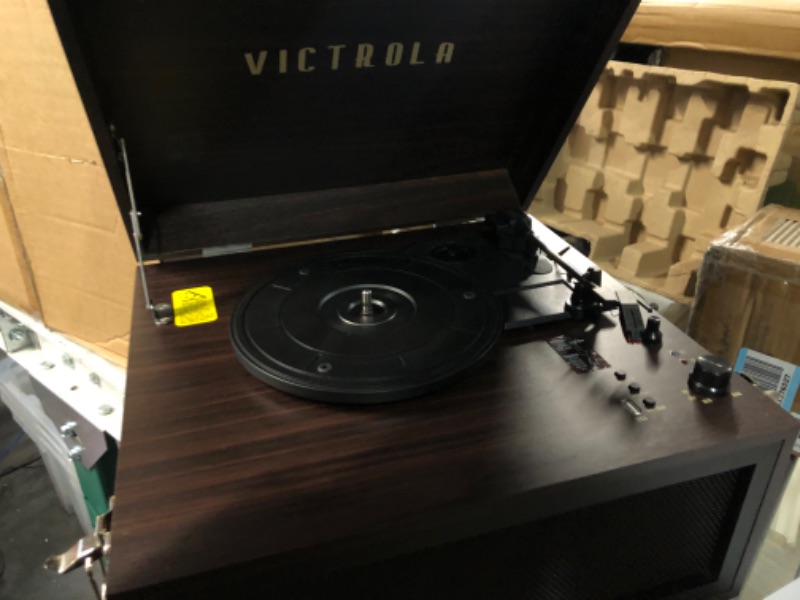 Photo 3 of Victrola Nostalgic 6-in-1 Bluetooth Record Player & Multimedia Center with Built-in Speakers