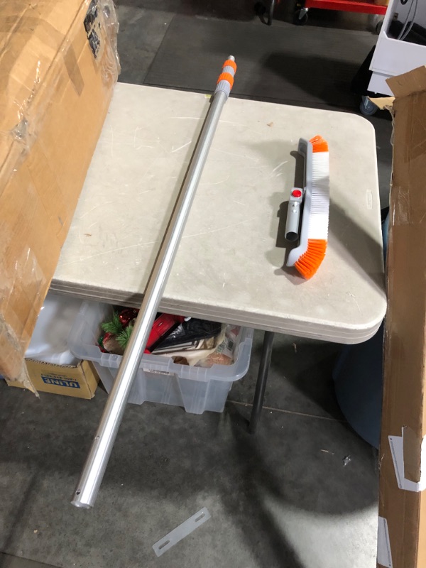 Photo 1 of ***HANDLE MISSING - HANDLE END BENT - SEE PICTURES***
Buyplus Swimming Pool Brush with Pole - 19"