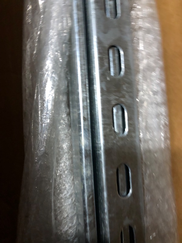 Photo 3 of 2 Pieces 1-5/8'' 12 Gauge Metal Strut Channel with Slotted Back Half Slotted Steel 