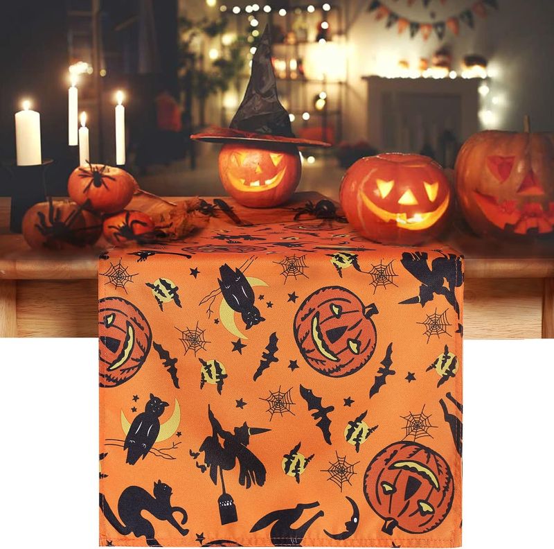 Photo 1 of ***BUNDLE NON REFUNDABLE*** Halloween Table Runner & Orange Blanket