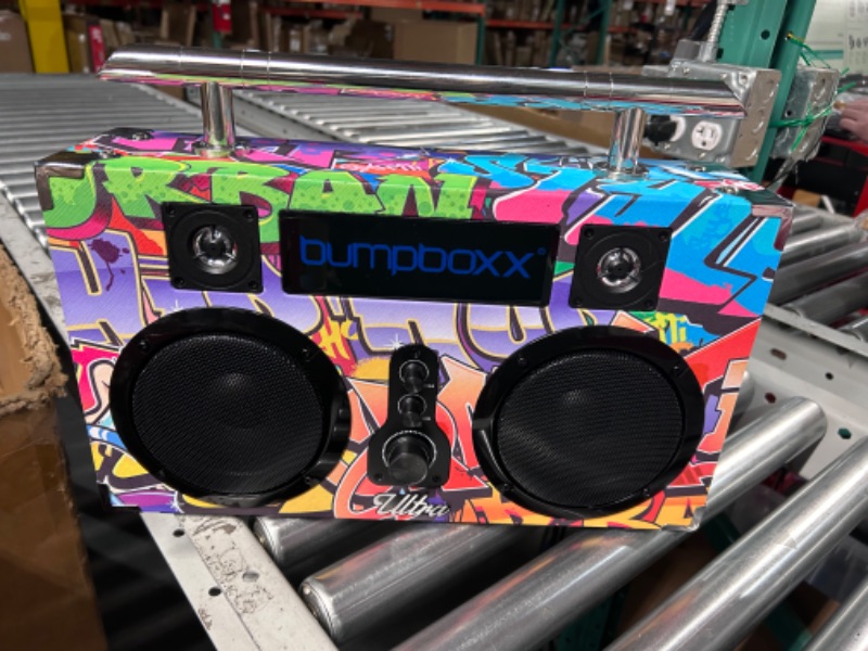 Photo 3 of **GRAFFITI DESIGN/COLOR - SEE PICS** Bumpboxx Ultra Graffiti Retro Wireless Bluetooth Boombox