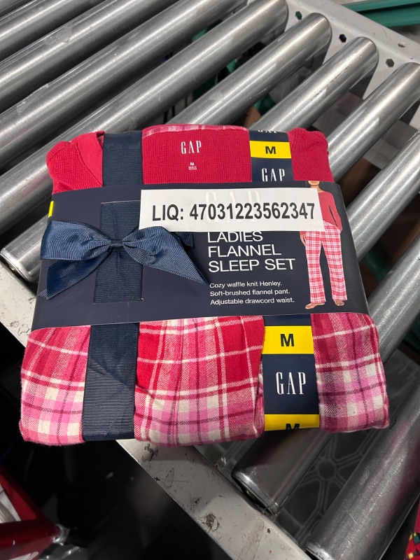 Photo 1 of LADIES FLANNEL SLEEP SET MEDIUM