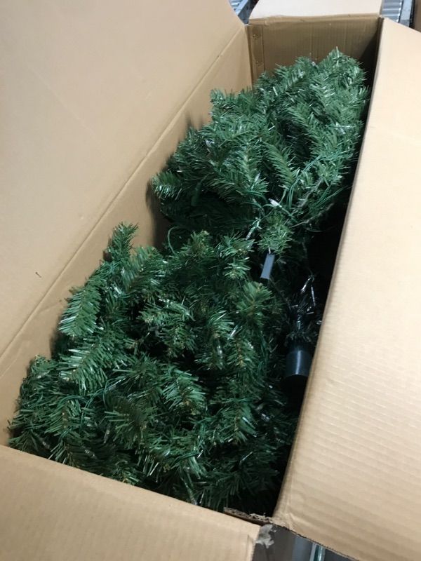 Photo 2 of *PARTS ONLY DOES NOT FULLY LIGHT UP*
National Tree Company Pre-Lit Artificial Full Christmas Tree, Green, 7.5 Feet