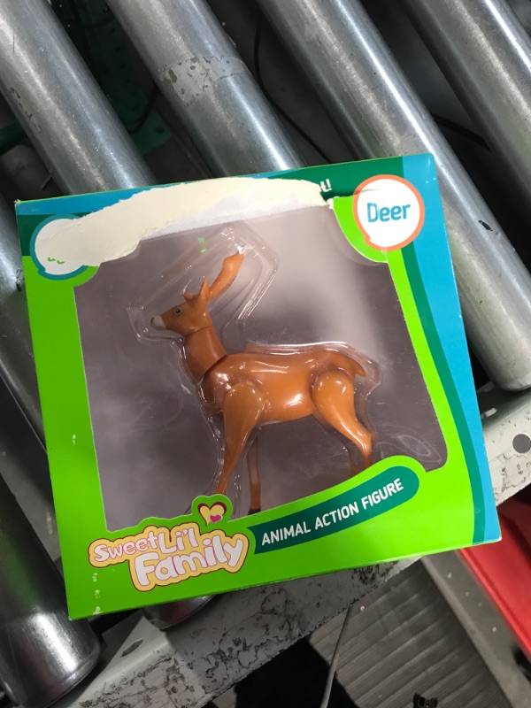 Photo 2 of Beverly Hills Doll Collection Deer Figure, Large Farm Animals for Toddlers 3-5, Realistic Farm Animal Toys, Farm Animal Figures, Toy Animal, Plastic Deer Figurine Toy for Kids
