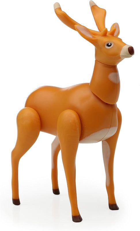 Photo 1 of Beverly Hills Doll Collection Deer Figure, Large Farm Animals for Toddlers 3-5, Realistic Farm Animal Toys, Farm Animal Figures, Toy Animal, Plastic Deer Figurine Toy for Kids
