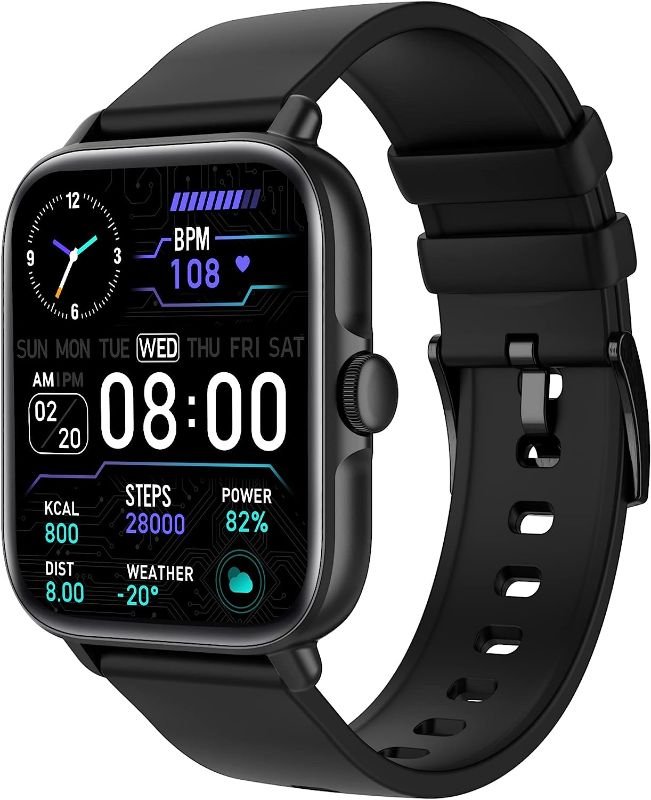 Photo 1 of Smart Watch (Answer/Make Call), 1.7" Smartwatch Fitness Tracker for Android and iOS Phones with Heart Rate Sleep Tracking, 28 Sport Modes
