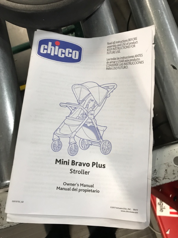 Photo 4 of Chicco Mini Bravo Plus Lightweight Stroller, Graphite