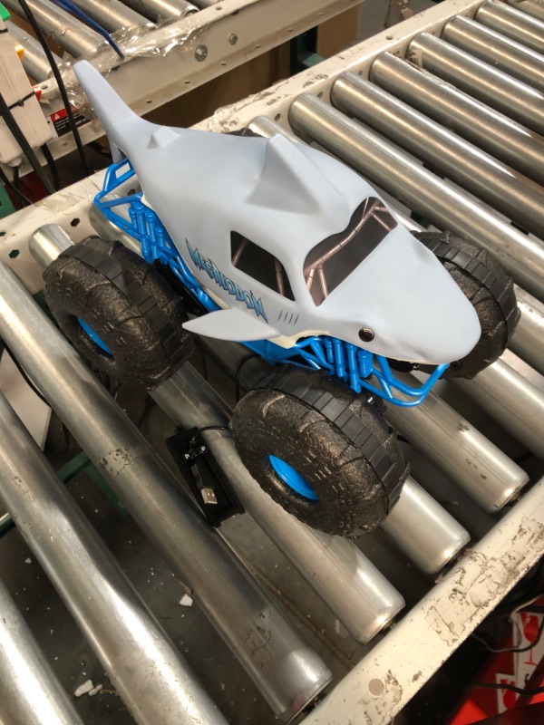 Photo 1 of Monster Jam, Official Megalodon Storm All-Terrain Remote Control Monster Truck Toy Vehicle, 1:15 Scale All-terrain: Megalodon Storm