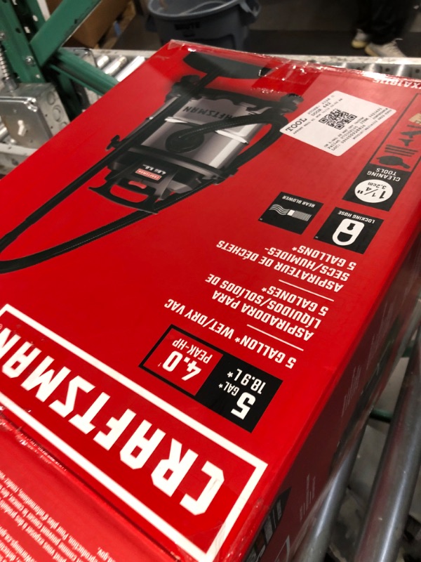 Photo 6 of *NON REFUNDABLE - PARTS ONLY* Craftsman 5-Gallon Shop Vacuum