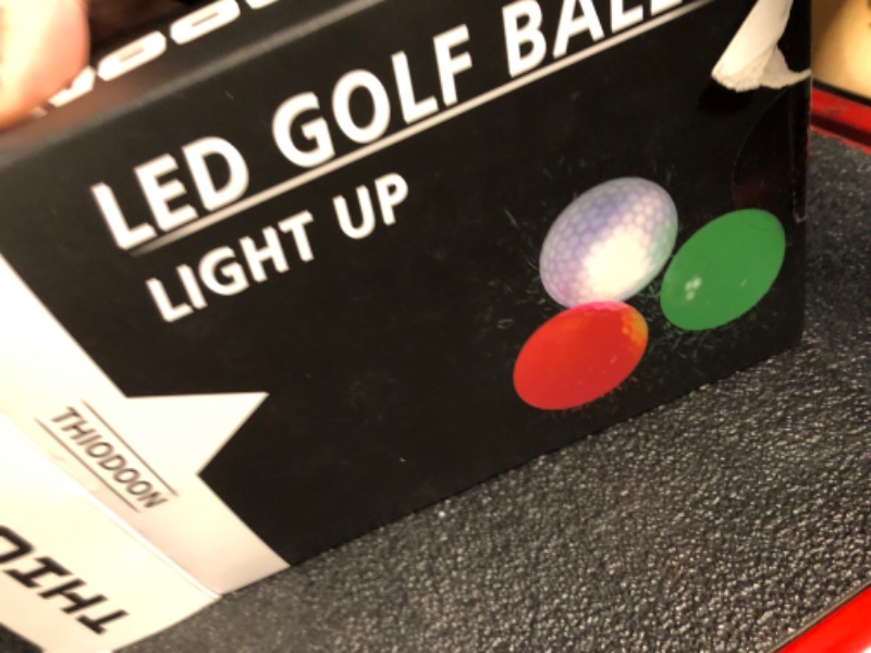 Photo 3 of THIODOON Glow in The Dark Golf Balls Light up Led Golf Balls