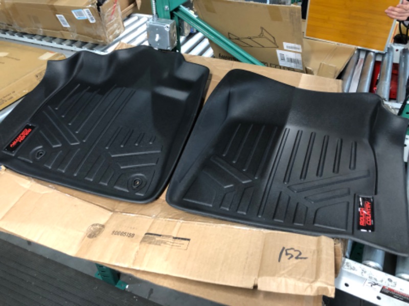 Photo 3 of Rough Country Front Floor Mats for 2007-2013 Chevy/GMC 1500/2500HD - M-2071 Black