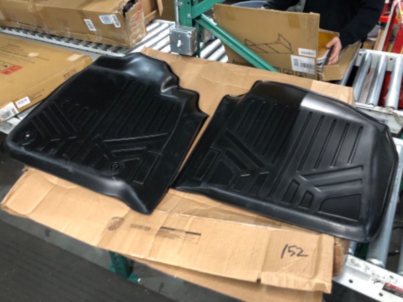 Photo 2 of Rough Country Front Floor Mats for 2007-2013 Chevy/GMC 1500/2500HD - M-2071 Black