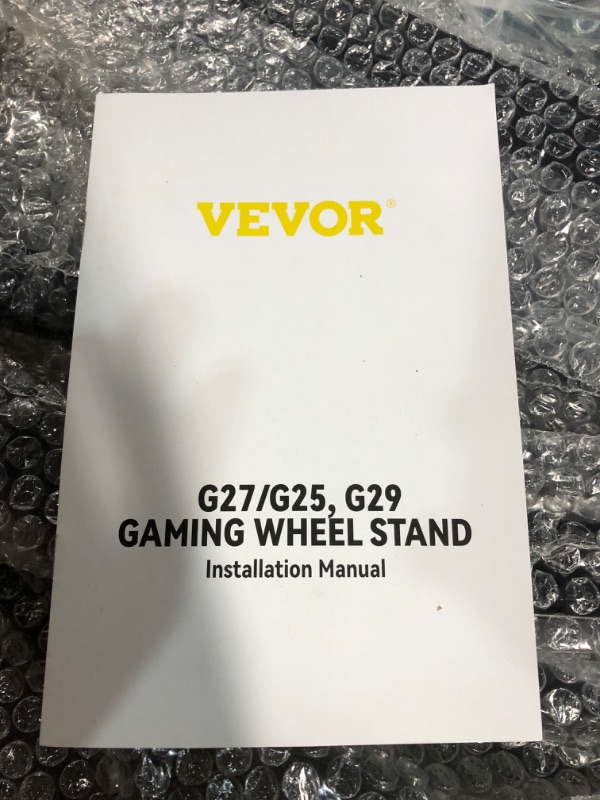 Photo 3 of VEVOR G920 Racing Steering Wheel Stand Shifter Mount fit for Logitech G27 G25 G29 Gaming Wheel Stand Wheel Pedals NOT Included Racing Wheel Stand
