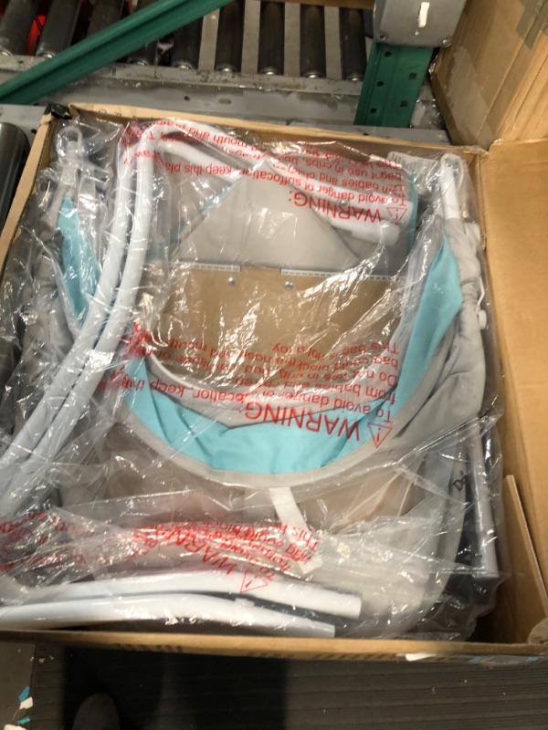 Photo 1 of Dream On Me Karley Bassinet in Blue/Grey