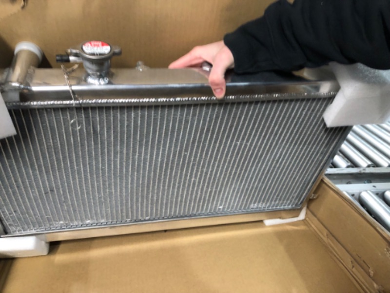 Photo 3 of AUTOSAVER88 Full Aluminum Radiator Compatible with 1990-1998 Mazda Miata MX-5 1.8L L4 2 row