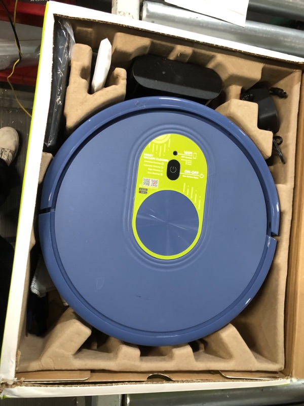 Photo 1 of ***HEAVILY USED - COVERED IN DOG HAIR - UNABLE TO TEST***
Robot Vacuum and Mop Combo, 3 in 1 Mopping Robotic Vacuum with Schedule