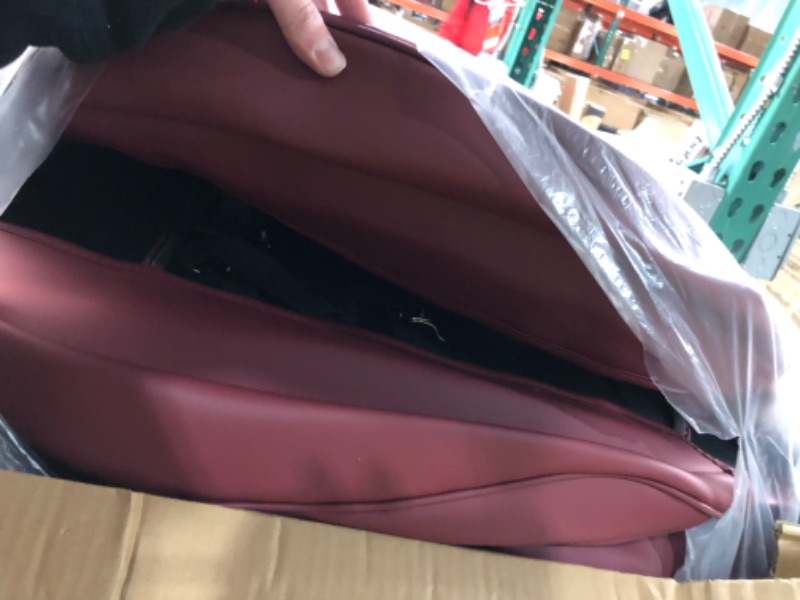 Photo 1 of RuiYue Carry Fit Tesla Model Y Car Seat Cover, Nappa Leather Seats Protector