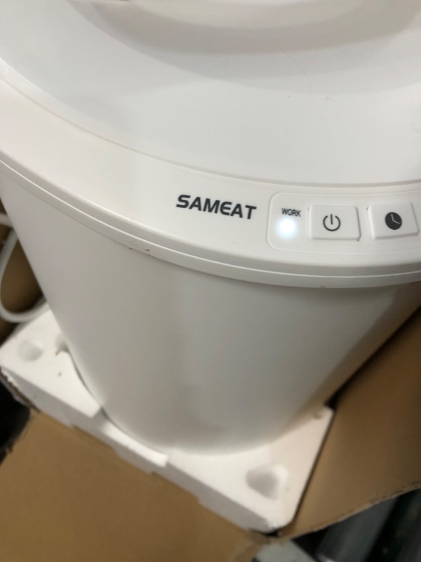 Photo 2 of SAMEAT Heated Towel Warmers for Bathroom - Large Towel Warmer Bucket, Wood Handle