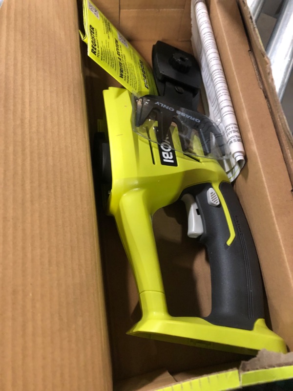 Photo 4 of Ryobi P2900B ONE+ 18-Volt Lithium-Ion Cordless Grass Shear and Shrubber - Battery and Charger Not Included