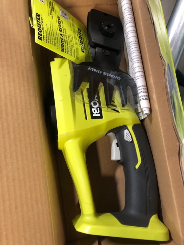 Photo 3 of Ryobi P2900B ONE+ 18-Volt Lithium-Ion Cordless Grass Shear and Shrubber - Battery and Charger Not Included