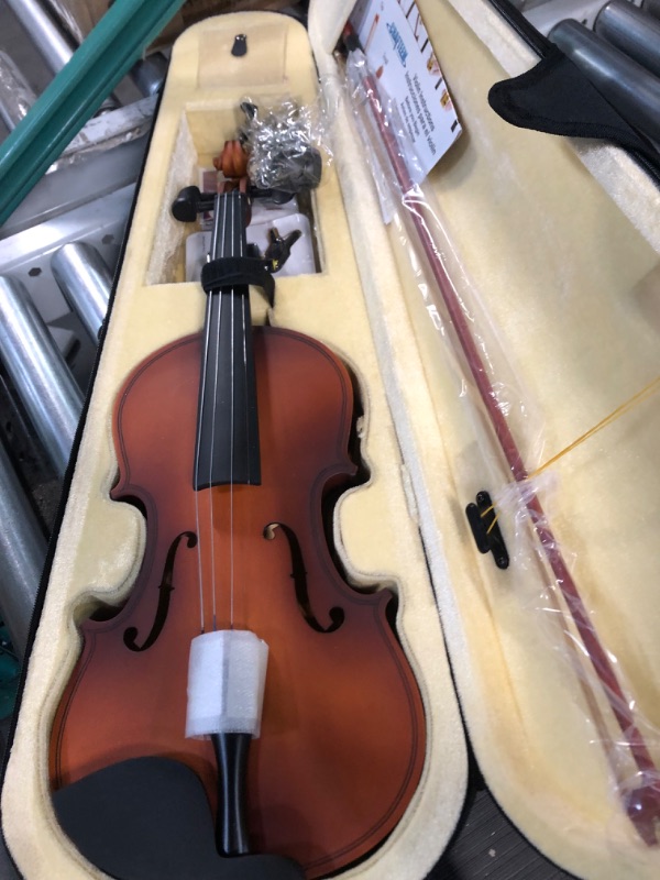 Photo 4 of Crafteem Handcrafted Premium Violin Outfit for Kids Beginner, Student, and Adults 