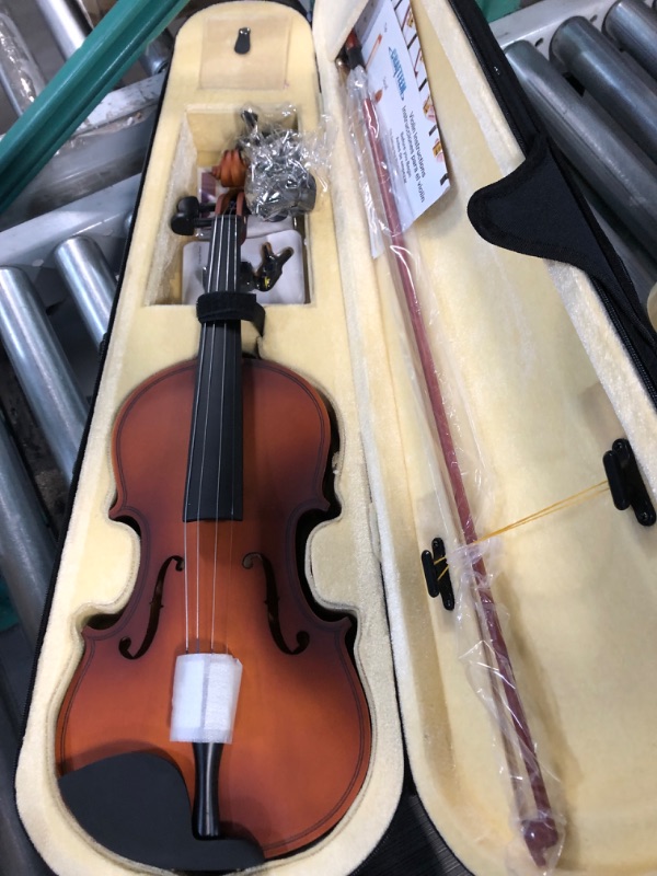 Photo 3 of Crafteem Handcrafted Premium Violin Outfit for Kids Beginner, Student, and Adults 