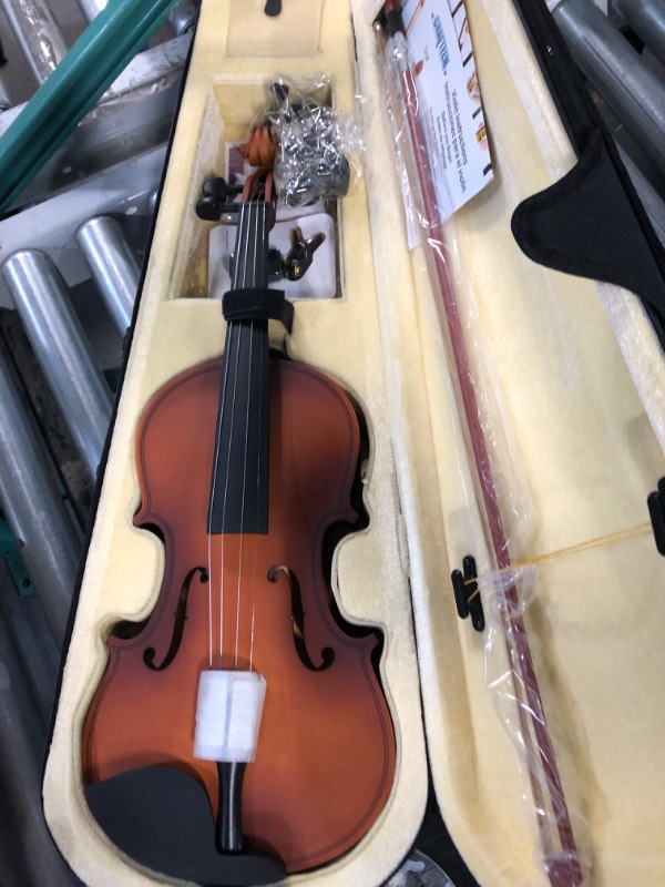 Photo 2 of Crafteem Handcrafted Premium Violin Outfit for Kids Beginner, Student, and Adults 