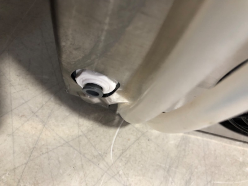 Photo 1 of ***DAMAGED - DENTED - POWERS ON - UNABLE TO TEST FURTHER***
Newair Countertop Nugget Ice Maker Up to 30lbs of Ice a Day Stainless Steel