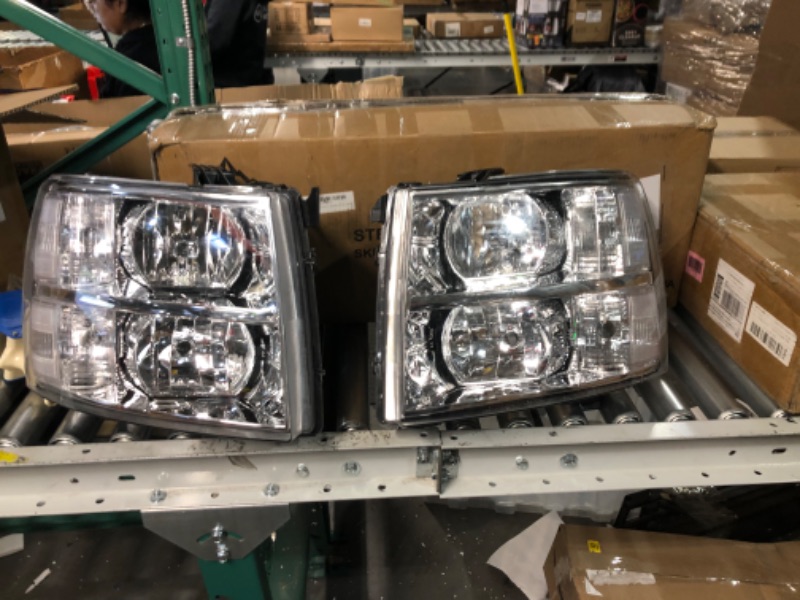 Photo 2 of KAX Headlight Assembly for 2007-2013 Silverado 1500 Replacement 2007-2014 Silverado 