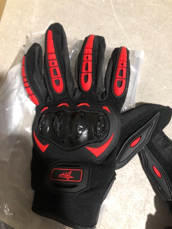 Photo 2 of *  black and red and XXL *
Mmhpluos Motorcycle Gloves,Touchscreen Motorbike Gloves with Hard Knuckle Tactical Gloves 