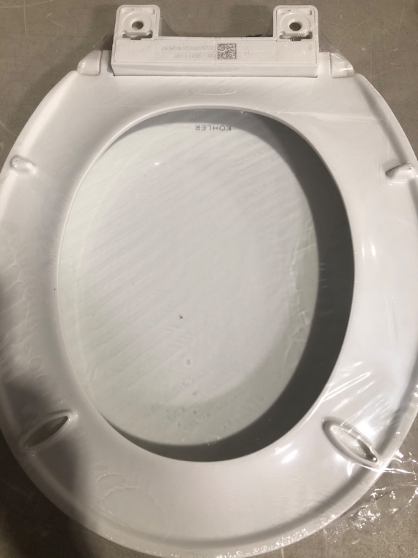 Photo 4 of * see all images * 
Kohler 20111-0 Brevia Round Toilet Seat, with Grip-Tight Bumpers, 