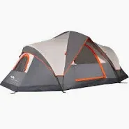 Photo 1 of ***READ NOTES***Camping Tent 11-Person-Family Tents, Parties, Music Festival Tent, Big, Easy Up, 6 Large Mesh Windows, Double Layer, Private Back Room, Waterproof, Weather Resistant - Orange