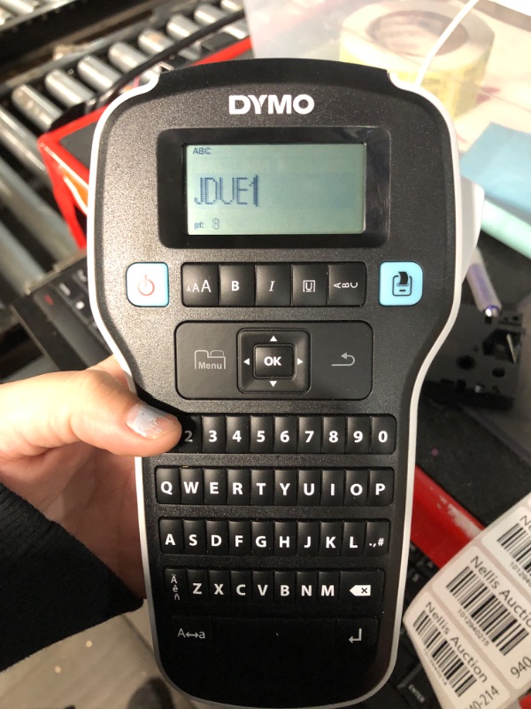 Photo 2 of DYMO Label Maker with 3 D1 DYMO Label Tapes | LabelManager 160 Portable Label Maker, QWERTY Keyboard, One-Touch Smart Keys, Easy-to-Use, for Home & Office Organization Machine + 3 Tapes