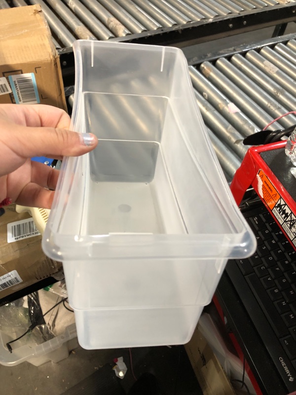 Photo 3 of * not in packaging * 
QUANTUM STORAGE SYSTEMS Plastic Shelf Bin Storage Container