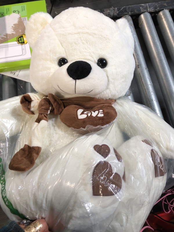 Photo 3 of Giant Teddy Bear Big Teedy Bear Jumbo Love Bear Stuffed Animals Plump Gifts for Kids, Wife, Girlfriends on Birthday Day, Valentine's Day