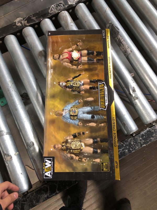 Photo 2 of All Elite Wrestling AEW Unrivaled Champion 4 Pack - Four 6-Inch Figures with Title Belts and Accessories - Amazon Exclusive