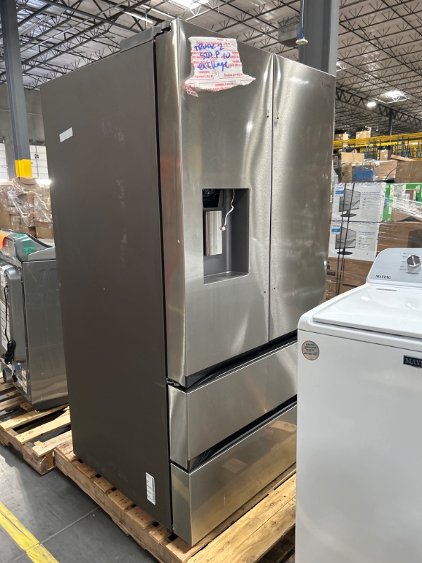 Photo 3 of Samsung Mega Capacity 29.8-cu ft 4-Door Smart French Door Refrigerator with Dual Ice Maker 