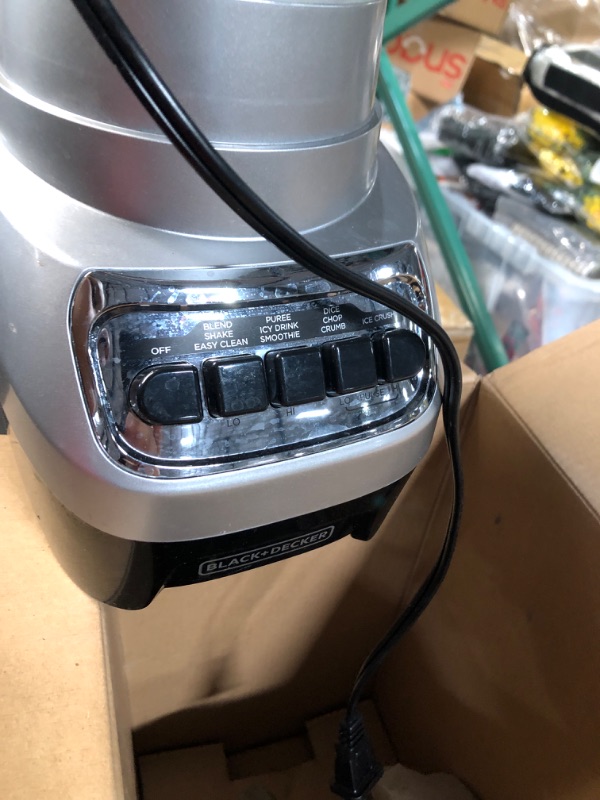 Photo 1 of **PARTS ONLY- NON FUNCTIONAL**
BLACK+DECKER PowerCrush Multi-Function Blender