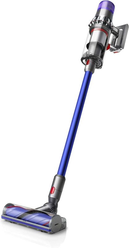 Photo 1 of **MINOR DAMAGE USED/DIRTY**
Dyson V11 Cordless Stick Vaccum, Large, Nickel/Blue