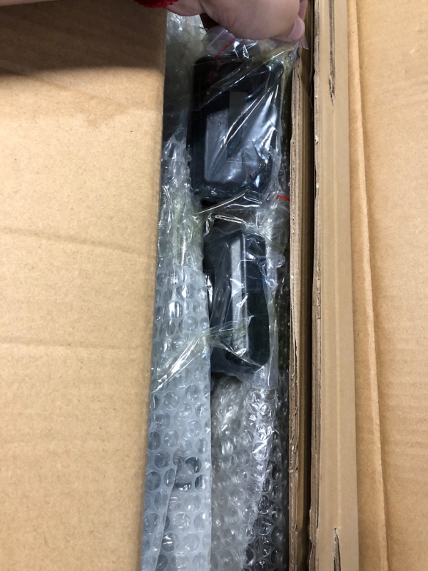 Photo 1 of SMONTER Handrails for Outdoor Steps, 2-3 Step Porch Stair Railing for Exterior Steps, Wrought Iron Railing with Installation Kit for Deck Gates Porch Concrete Fit, 2 Pack