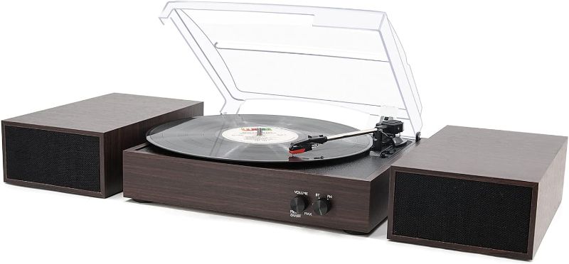 Photo 1 of LP&No.1 Wireless Turntable with Stereo Bookshelf Speakers, 